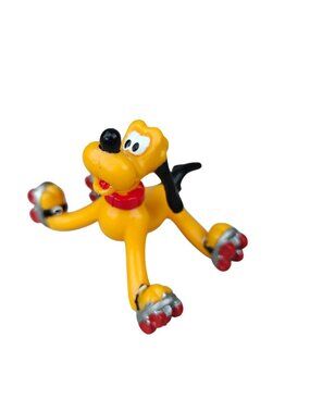 Vintage Applause Disney Pluto Figurine With Roller Skates 80s 90s Collectible